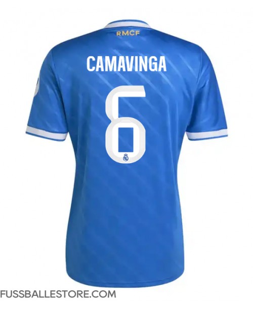 Günstige Real Madrid Eduardo Camavinga #6 3rd trikot 2025-26 Kurzarm Günstige Real Madrid Eduardo Camavinga #6 3rd trikot 2025-26 Kurzarm